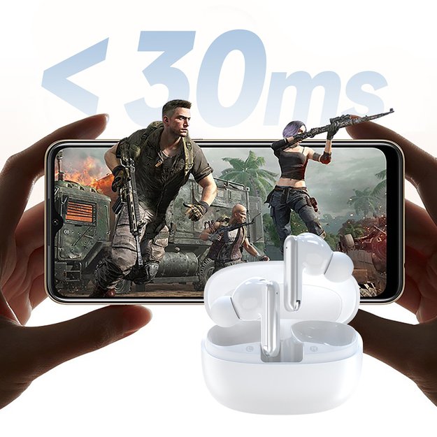 Dudao U21 TWS ANC ENC Bluetooth Wireless Headphones - White 1