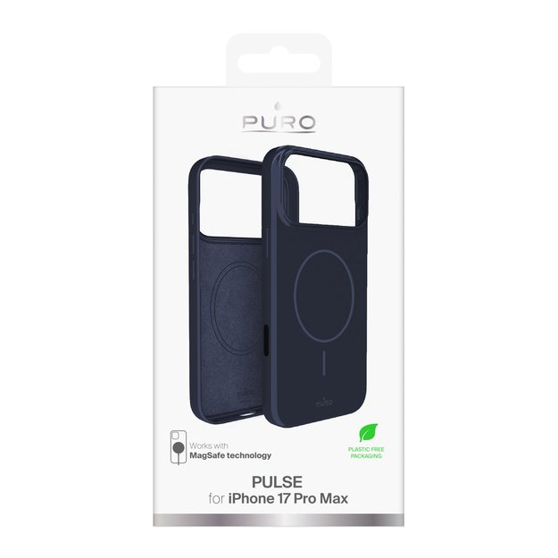 Puro Pulse iPhone 17 Pro Max Polycarbonate Protective Case - Dark Blue 1