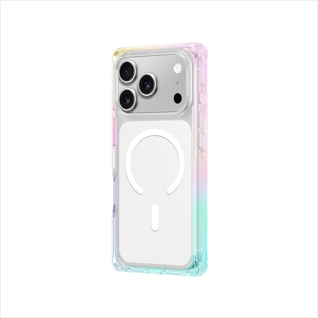 AmazingThing Omni case for iPhone 17 Pro Max compatible with MagSafe - transparent-rainbow 1