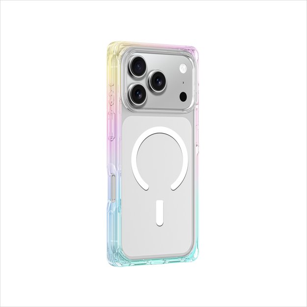 AmazingThing Omni case for iPhone 17 Pro Max compatible with MagSafe - transparent-rainbow 2