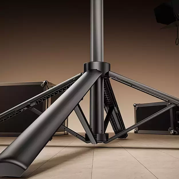 Selfie stick WH181D-Y1S 1.75m aluminum alloy telescopic tripod with dual lamp and phone holder - black 9
