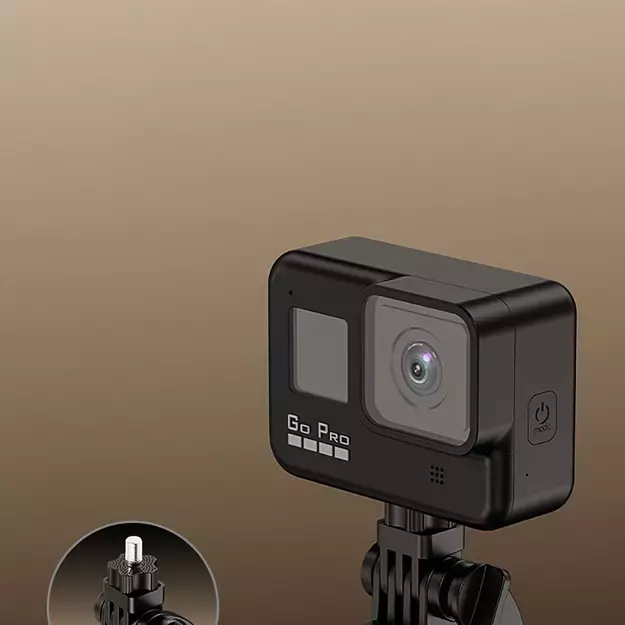 Selfie stick WH181D-Y1S 1.75m aluminum alloy telescopic tripod with dual lamp and phone holder - black 6
