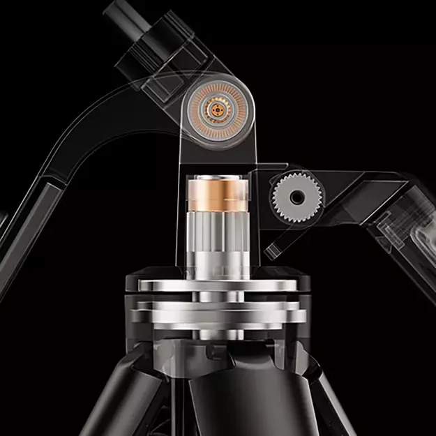 Selfie stick WH181D-Y1S 1.75m aluminum alloy telescopic tripod with dual lamp and phone holder - black 2