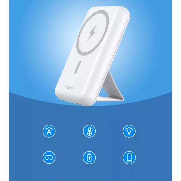 Powerbank Choetech B663 10000mAh 20W MagSafe USB-A / USB-C - white 10