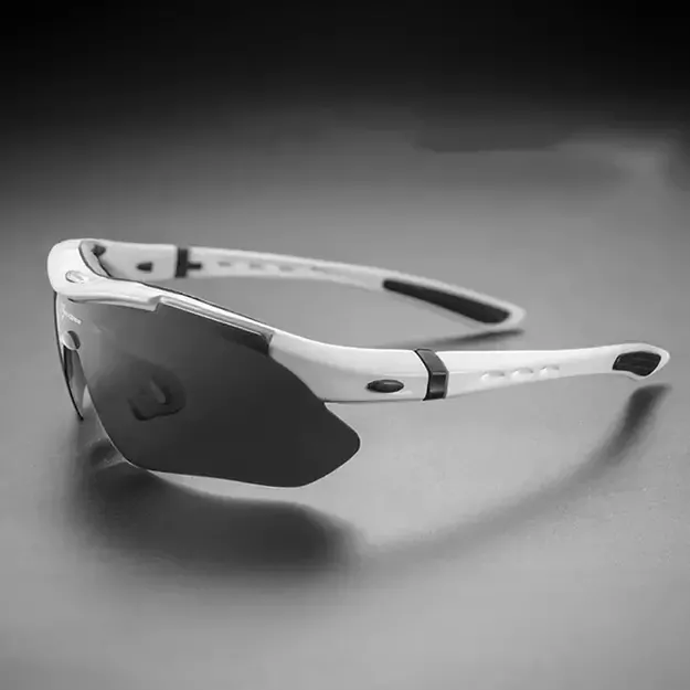 Rockbros 10002 polarizing cycling glasses - white 2