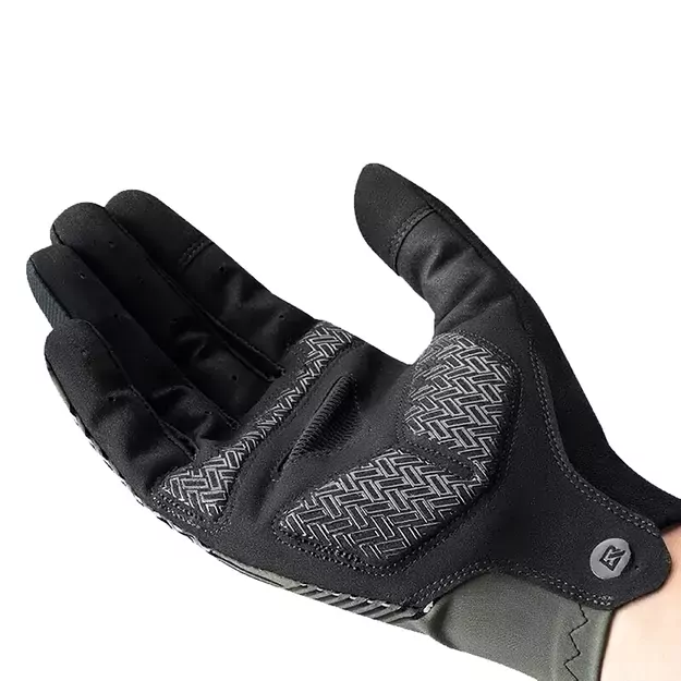 Rockbros 16110006003 shock-absorbing cycling gloves size L - green and black 2