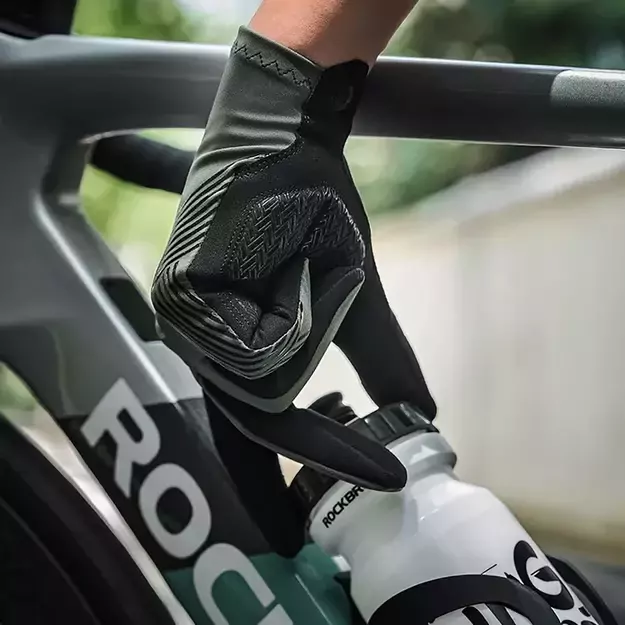 Rockbros 16110006003 shock-absorbing cycling gloves size L - green and black 11