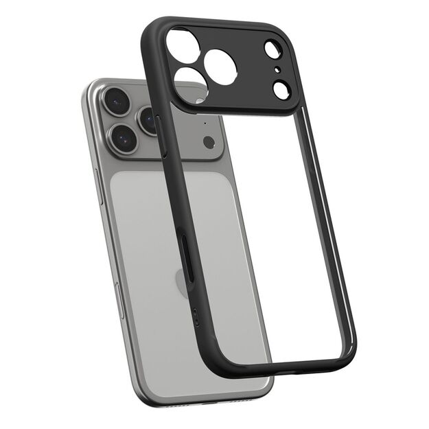 Spigen Ultra Hybrid Case for iPhone 17 Pro - Matte Black 10