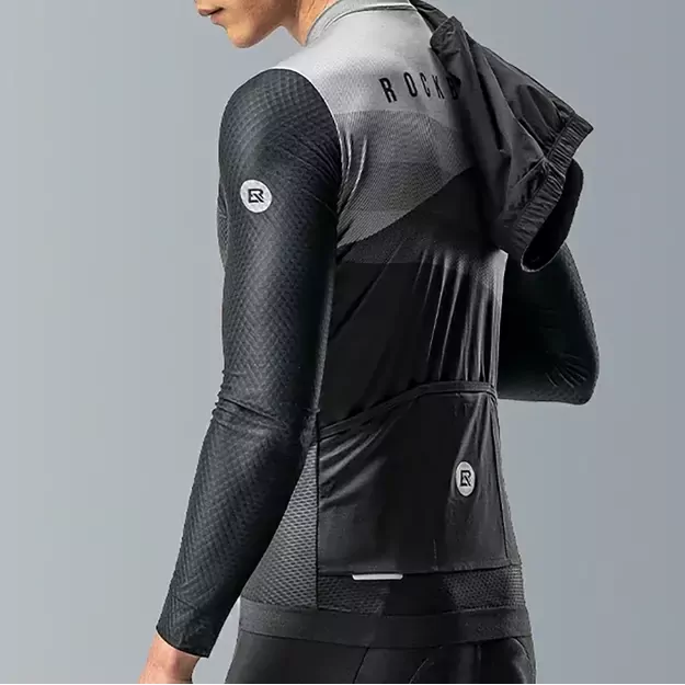 Rockbros cycling jersey 15120009003 long sleeve spring/summer L - black 13