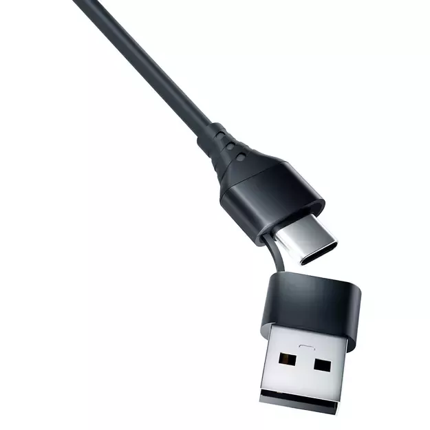 3mk Hyper Cable 3in1 USB-A - USB-C / USB-C - micro USB - Lightning 1.5m - black 4