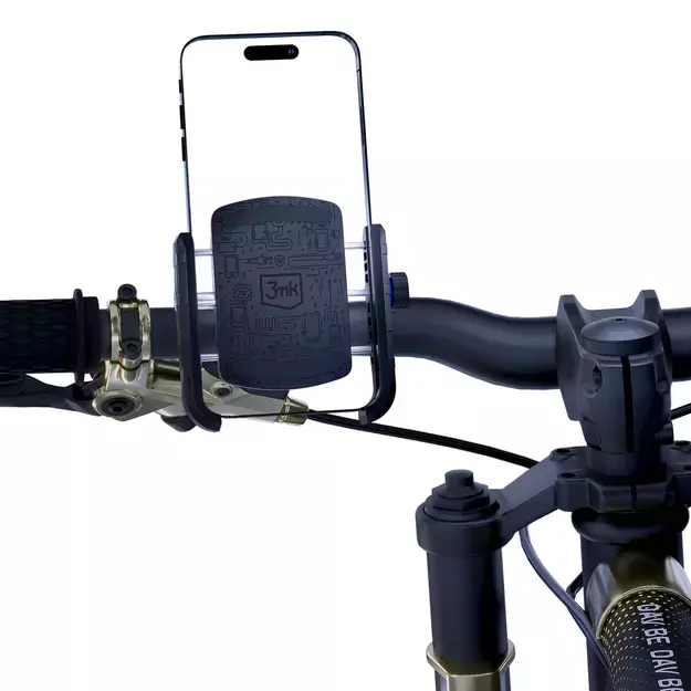 3mk Steel Bike Holder Bicycle Phone Holder - Black 10
