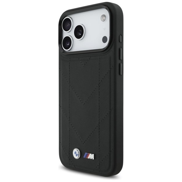 BMW M Quilted Logo MagSafe Case for iPhone 17 Pro Max - Black 1