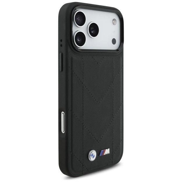 BMW M Quilted Logo MagSafe Case for iPhone 17 Pro Max - Black 3
