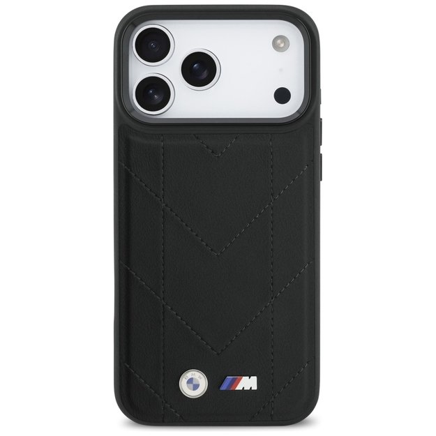 BMW M Quilted Logo MagSafe Case for iPhone 17 Pro Max - Black 2
