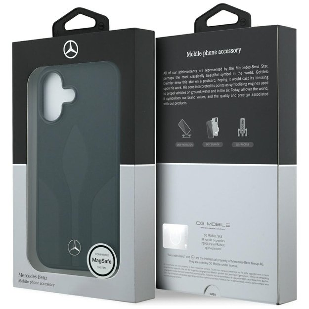 Mercedes Leather The Move MagSafe case for iPhone 17 - black 7