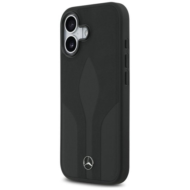 Mercedes Leather The Move MagSafe case for iPhone 17 - black 1