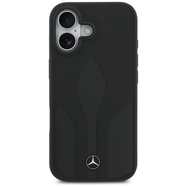 Mercedes Leather The Move MagSafe case for iPhone 17 - black 2