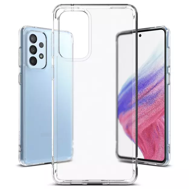 Ringke Fusion Matte tpu case with a translucent Samsung Galaxy A73 gel frame 10