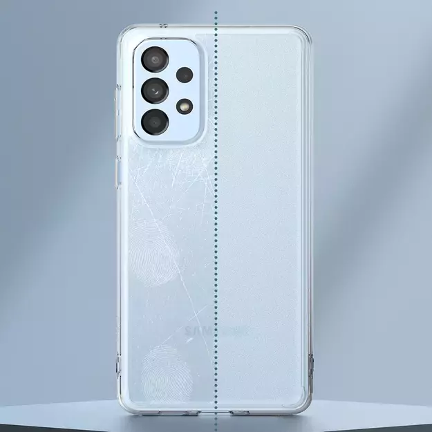 Ringke Fusion Matte tpu case with a translucent Samsung Galaxy A73 gel frame 11