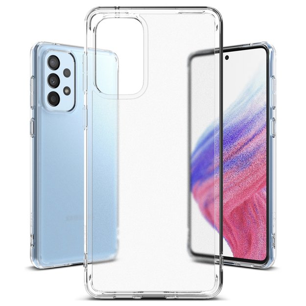 Ringke Fusion Matte tpu case with a translucent Samsung Galaxy A73 gel frame 1