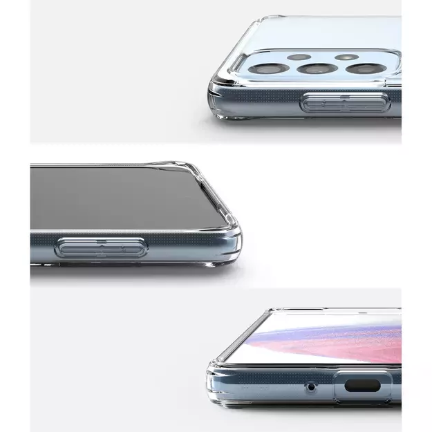 Ringke Fusion Matte tpu case with a translucent Samsung Galaxy A73 gel frame 12