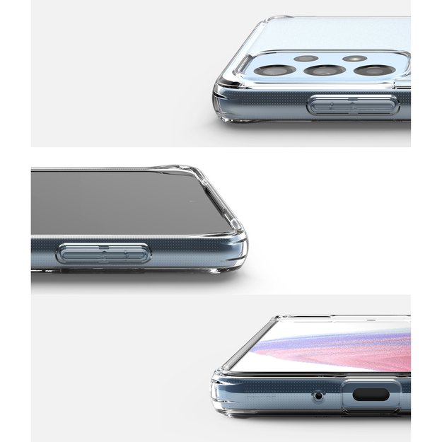 Ringke Fusion Matte tpu case with a translucent Samsung Galaxy A73 gel frame 3