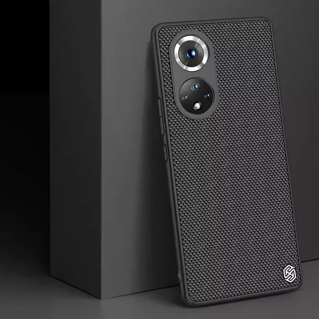 Nillkin Textured Case durable reinforced case with gel frame and nylon back for Honor 50 Pro black 7