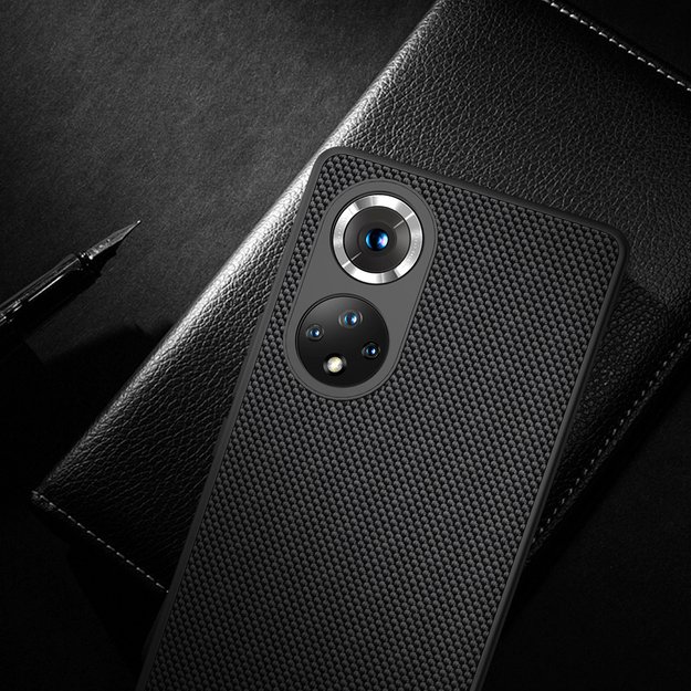 Nillkin Textured Case durable reinforced case with gel frame and nylon back for Honor 50 Pro black 28