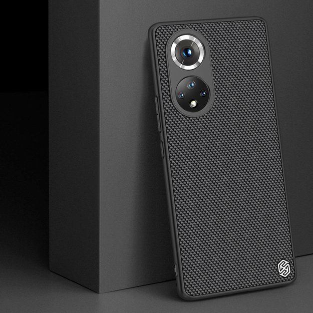 Nillkin Textured Case durable reinforced case with gel frame and nylon back for Honor 50 Pro black 21