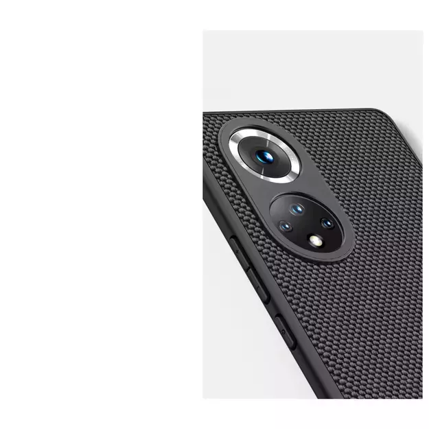 Nillkin Textured Case durable reinforced case with gel frame and nylon back for Honor 50 Pro black 11