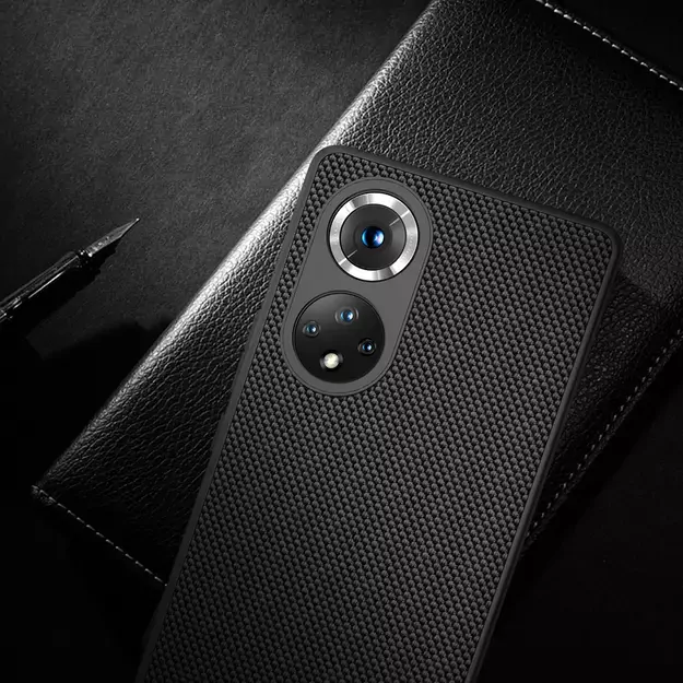 Nillkin Textured Case durable reinforced case with gel frame and nylon back for Honor 50 Pro black 14