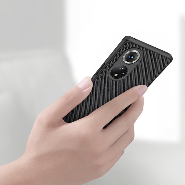 Nillkin Textured Case durable reinforced case with gel frame and nylon back for Honor 50 Pro black 22