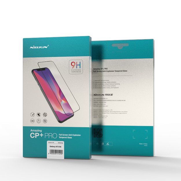 Nillkin CP+PRO ultra-thin full-screen tempered glass with 0.2 mm frame 9H Samsung Galaxy A73 black 20