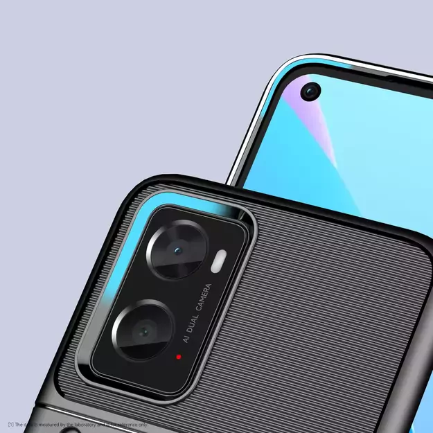 Thunder Case flexible armored cover for Oppo A76 / Oppo A36 / Realme 9i black 12