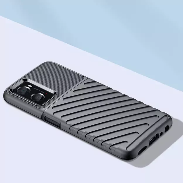 Thunder Case flexible armored cover for Oppo A76 / Oppo A36 / Realme 9i black 14