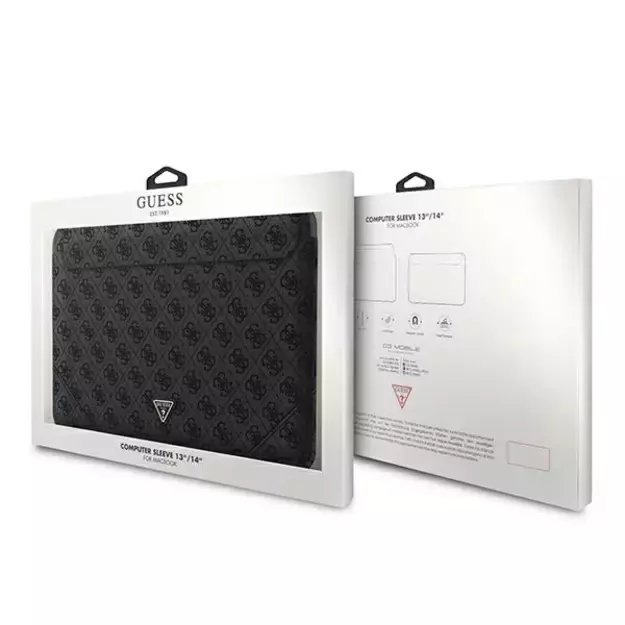 Guess 4G Uptown Triangle Logo case for 13-14&quot  laptop - black 3