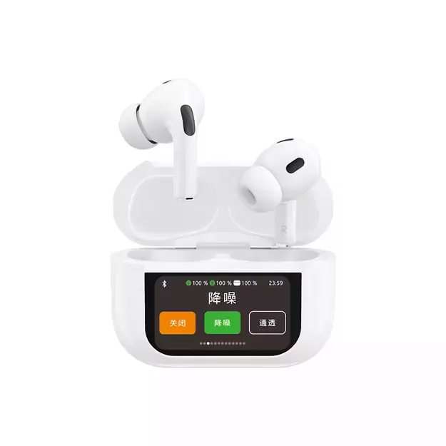Dudao U19 in-ear TWS wireless Bluetooth 5.3 headphones with LED display - white 12