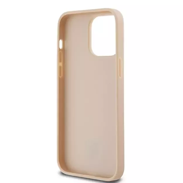 DKNY Leather Checkered Mono Pattern &amp  Printed Stripes case for iPhone 14 Pro Max - pink 6
