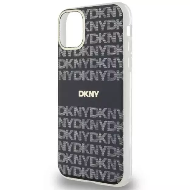 DKNY IML Mono &amp  Stripe MagSafe case for iPhone 11 / Xr - black 4