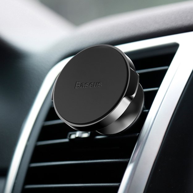 Baseus Small Ears Series SUER-A01 magnetic car air vent holder - black 16