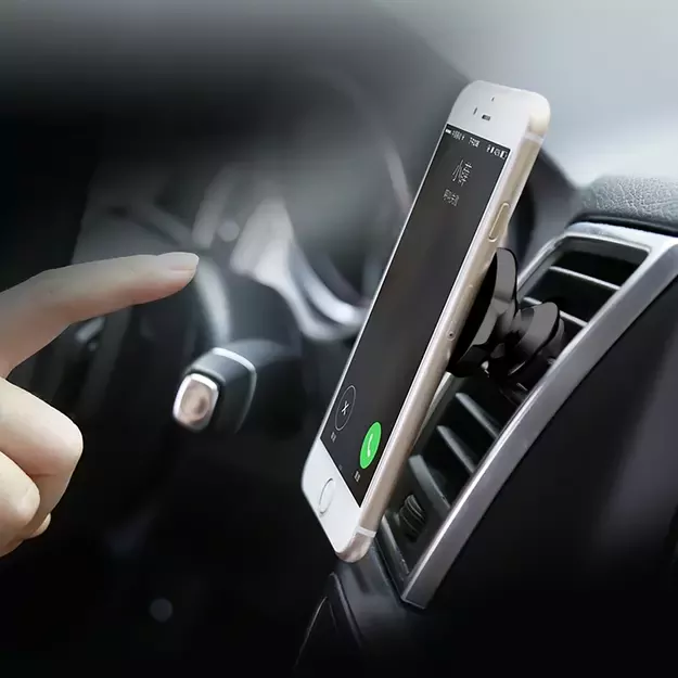 Baseus Small Ears Series SUER-A01 magnetic car air vent holder - black 11