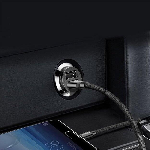 Baseus Grain Car Charger CCALL-ML01 mini charger 2x USB-A 3.1A - black 6