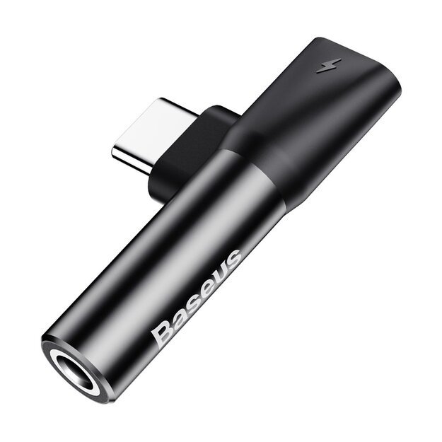 Baseus Audio Converter L41 adapter from USB-C to USB-C port + 3.5 mm headphone jack black (CATL41-01) 2