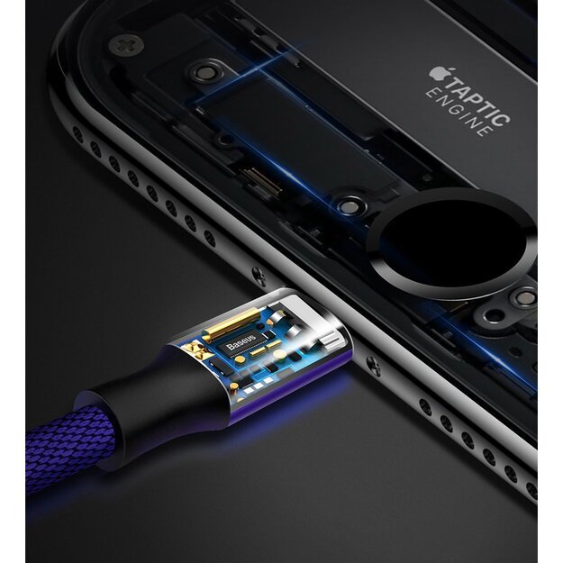 Baseus Yiven fabric braided cable USB / Lightning 1.8M black (CALYW-A01) 10