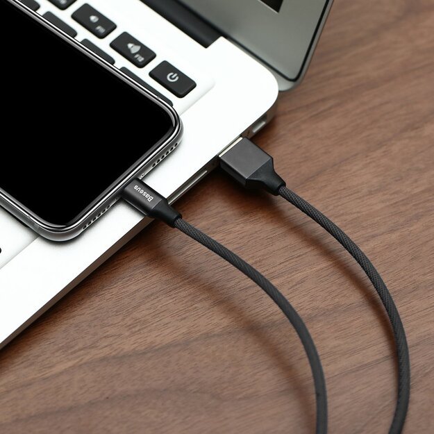 Baseus Yiven fabric braided cable USB / Lightning 1.8M black (CALYW-A01) 7