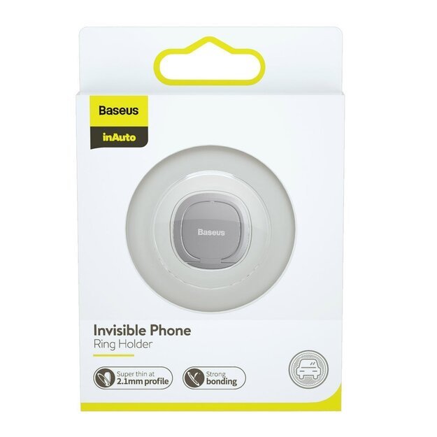 Baseus ultrathin self-adhesive ring holder phone stand silver (SUYB-0S) 19