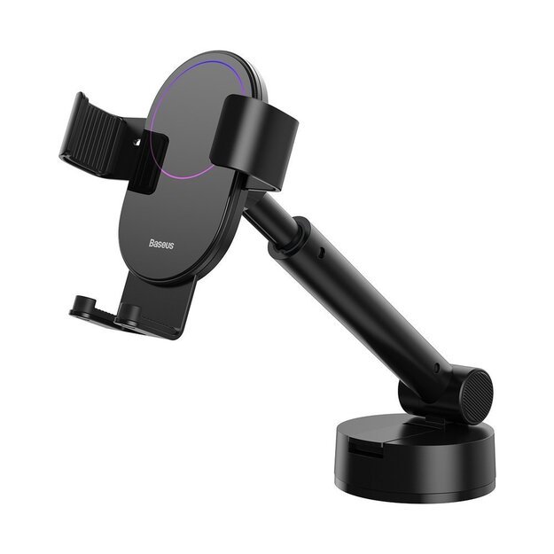 Baseus telescopic gravity car holder for the windshield black (SUYL-JY01) 6