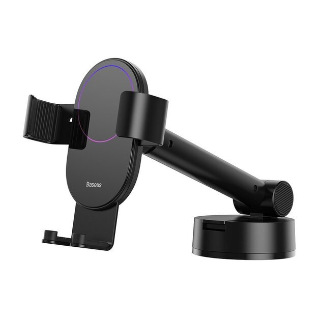 Baseus telescopic gravity car holder for the windshield black (SUYL-JY01) 9