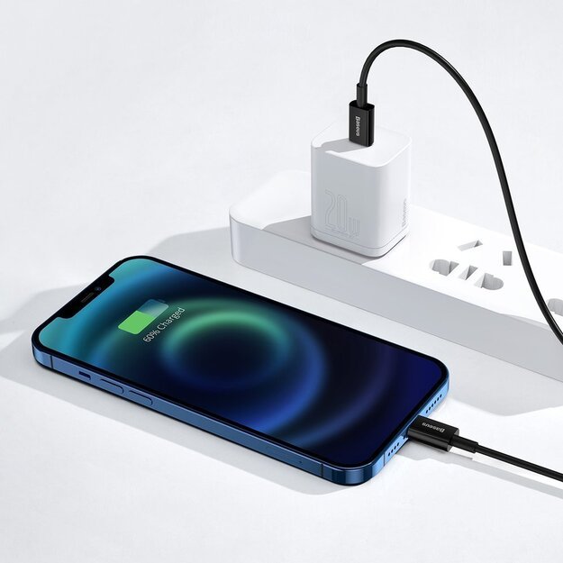 Baseus Superior Series USB-C / Lightning PD 20W 1 m cable - black 8
