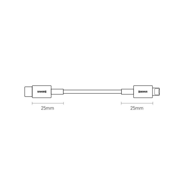 Baseus Superior Series USB-C / Lightning PD 20W 1 m cable - black 13